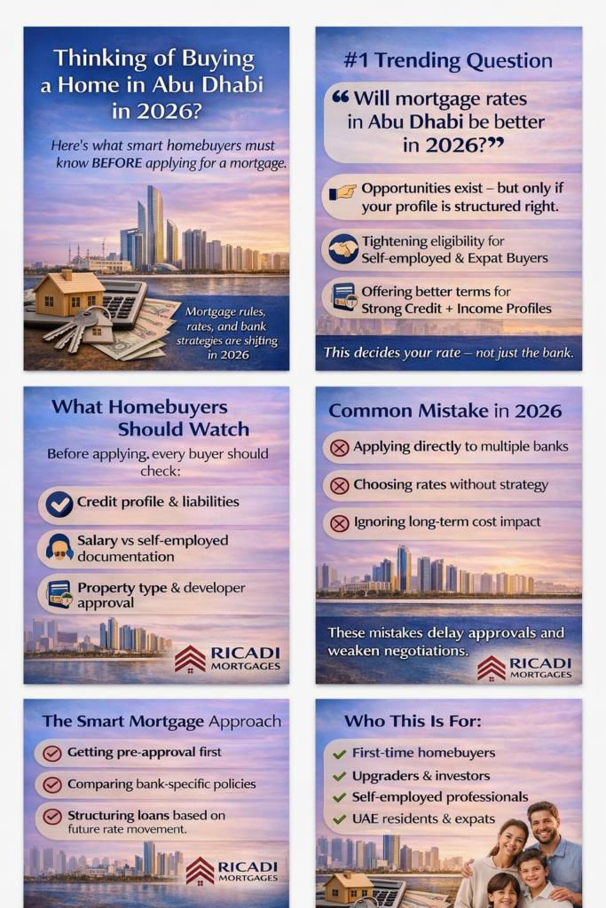 Buying a Home in Abu Dhabi in 2026 - top guidance from Ricadi Mortgages in Abu Dhabi, Dubai and UAE